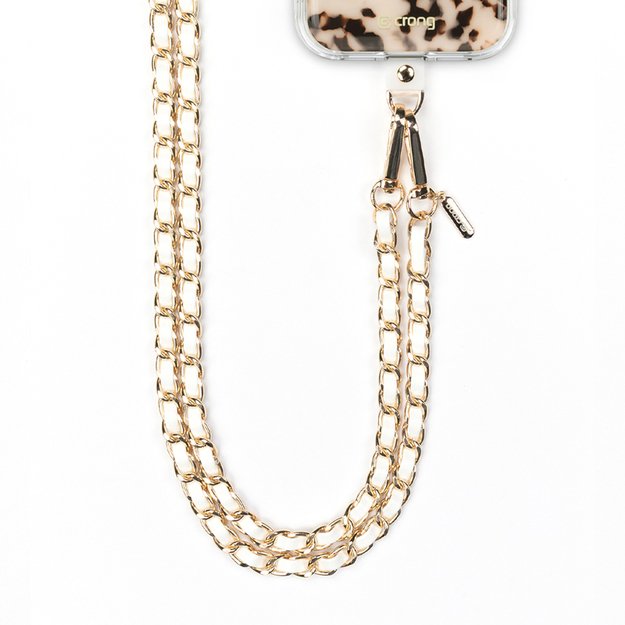 Crong Phone Crossbody - Phone Lanyard (White Twist)