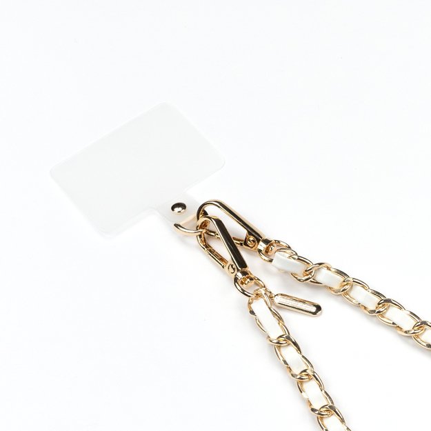 Crong Phone Crossbody - Phone Lanyard (White Twist)