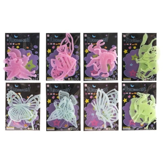 Glow in the dark animal decorations