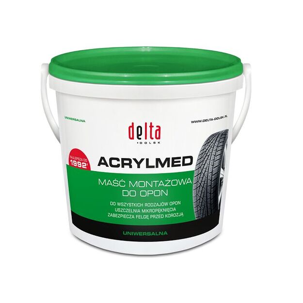 Montavimo pasta DELTA ACRYLMED, žalia, 4 kg  