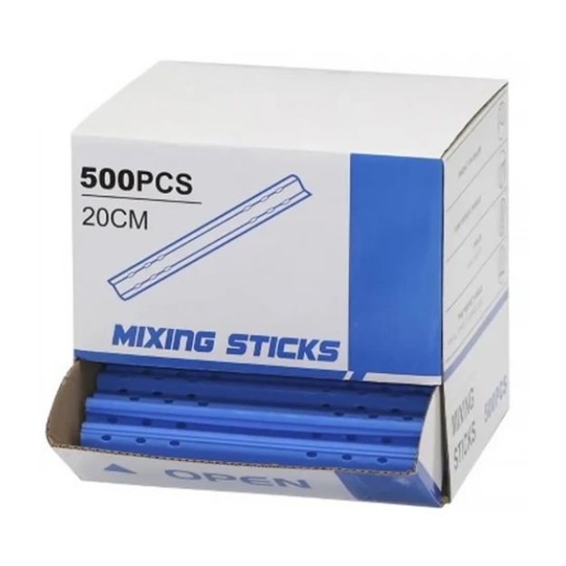 Plastikinės mai&scaron;ymo lazdelės 20 cm (500 vnt.)  