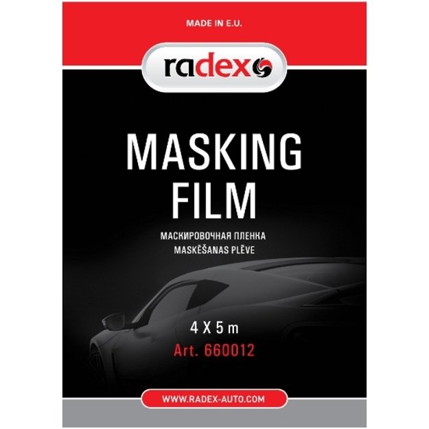 Maskavimo plėvelė RADEX antistatinė 4mx5m RADEX  