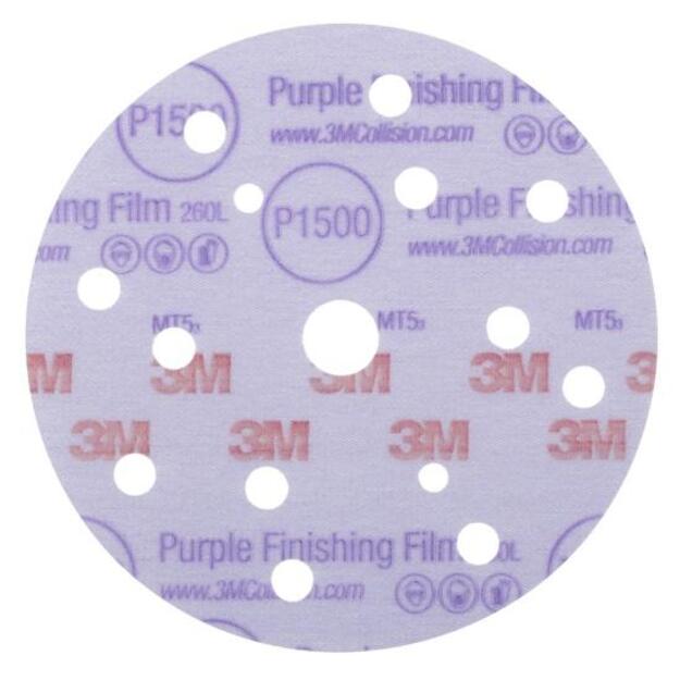 Purple diskas P1500 150mm (50 vnt.)  