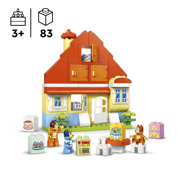 LEGO DUPLO Bluey s Family House with Memory Game