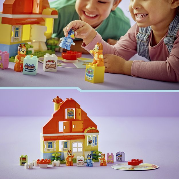 LEGO DUPLO Bluey s Family House with Memory Game