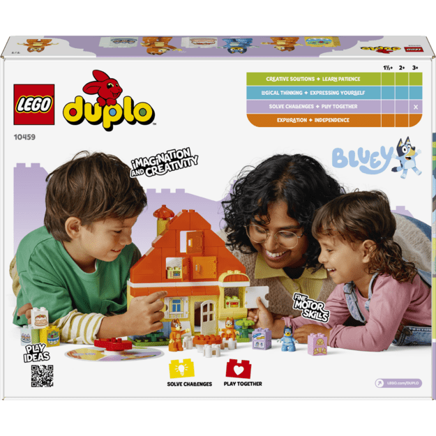 LEGO DUPLO Bluey s Family House with Memory Game