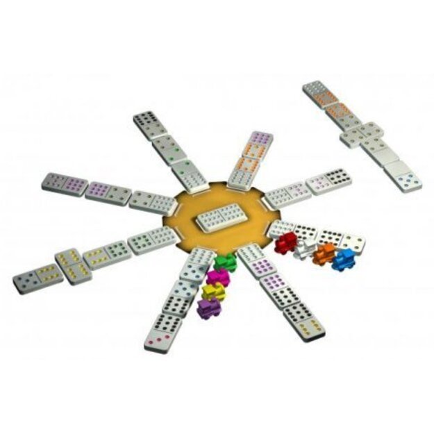 Tactic Board Game  Mexican Train - Tin Box