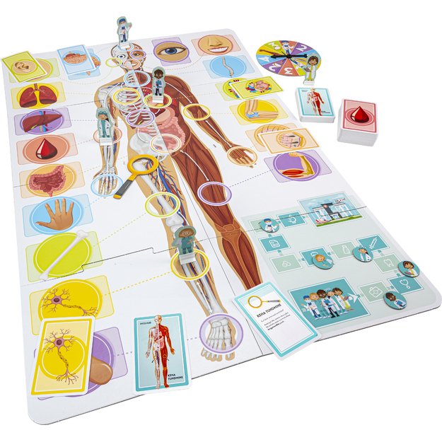 Tactic Board Game: Let&acute;s learn Our Amazing Body EST