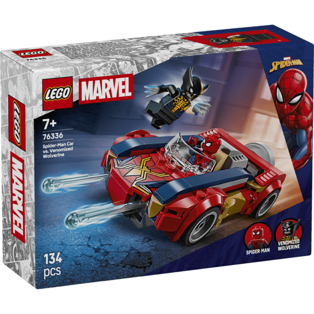 LEGO Super Heroes Spider-Man Car vs. Venomized Wolverine