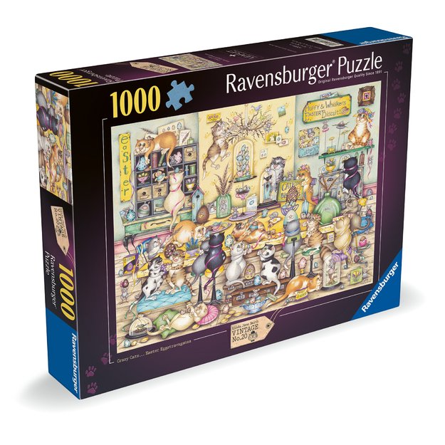 Ravensburger Puzzle 1000 Pieces: Crazy Cat s Easter