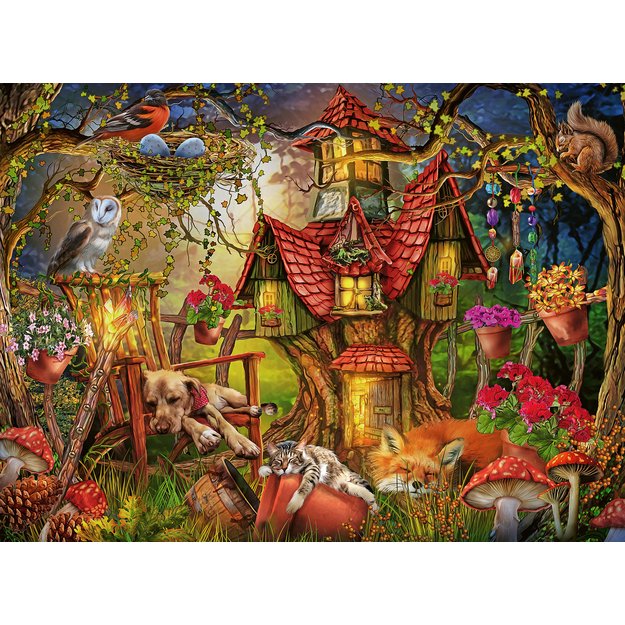 Ravensburger Puzzle 200 pc Forest House
