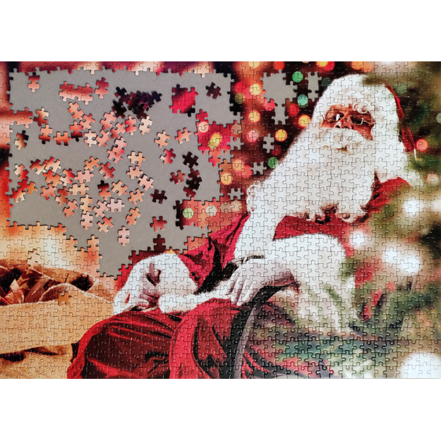Tactic puzzle 1000 pc Santa Claus in a Rocking Chair