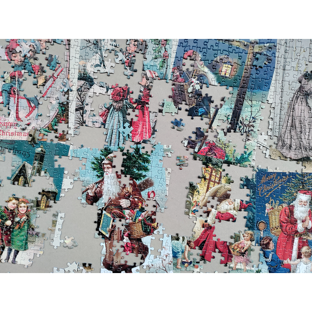 Tactic puzzle 1000 pc Retro Style Christmas Cards