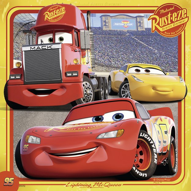 Ravensburger Puzzle 3x49 pc Cars 3