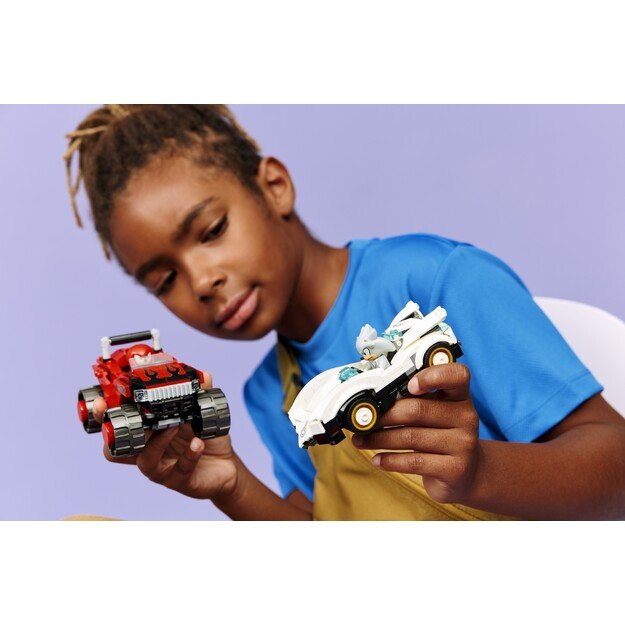 LEGO Sonic Silver s Car vs. Knuckles  Monster Truck