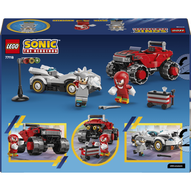 LEGO Sonic Silver s Car vs. Knuckles  Monster Truck