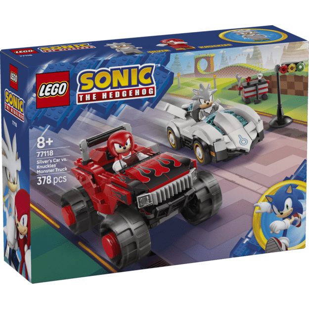 LEGO Sonic Silver s Car vs. Knuckles  Monster Truck