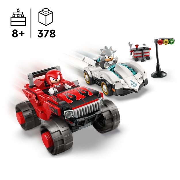 LEGO Sonic Silver s Car vs. Knuckles  Monster Truck