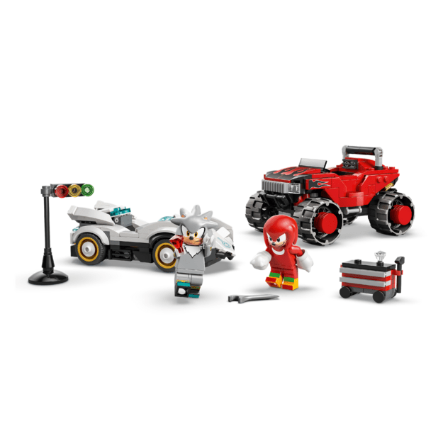 LEGO Sonic Silver s Car vs. Knuckles  Monster Truck