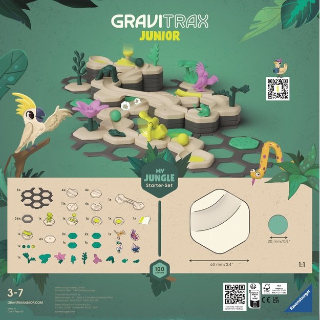 Ravensburger GraviTrax Junior Starter Set  Jungle