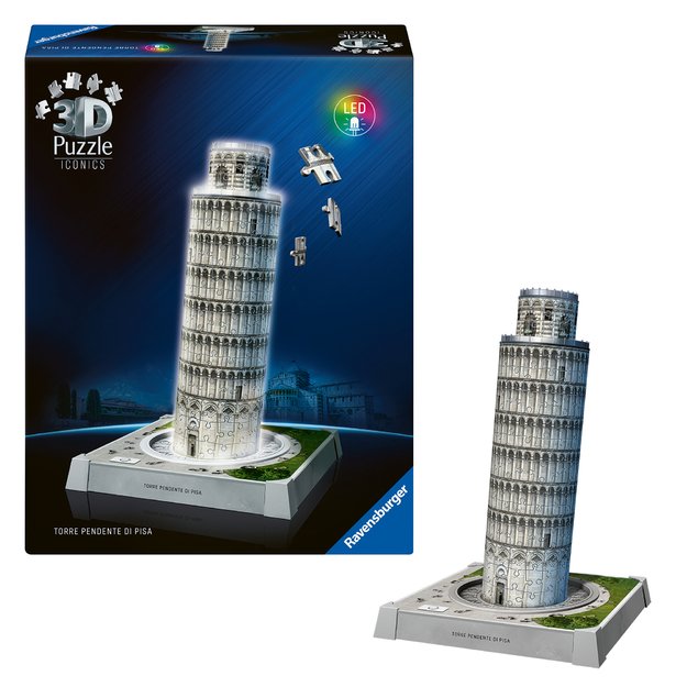 Ravensburger 3D Puzzle With LED Light: Tower of Pisa