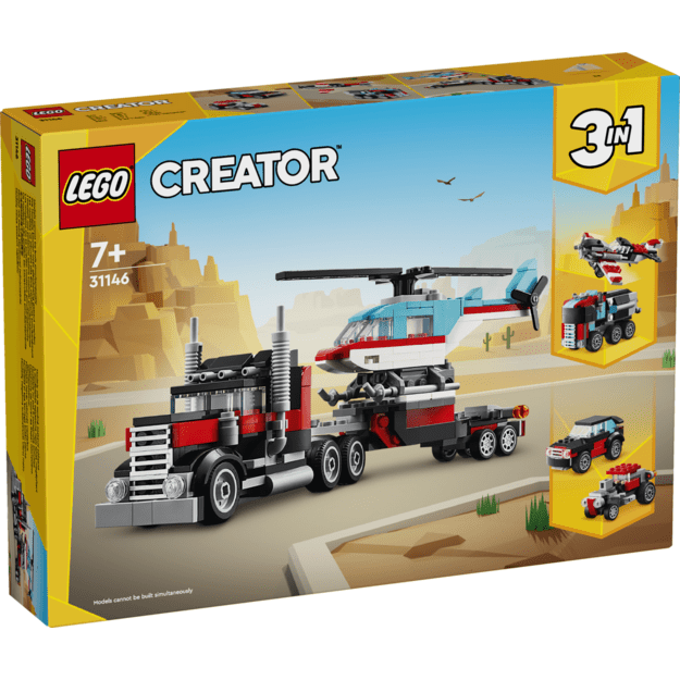 LEGO Creator Flatbed Truck with Helicopter