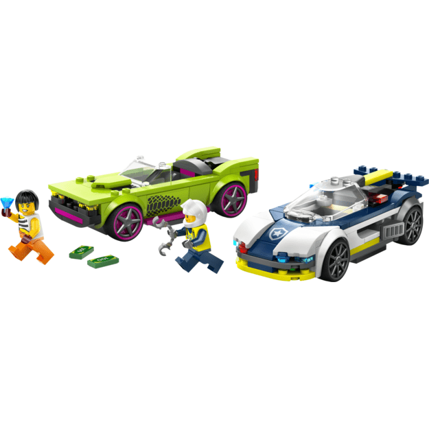 LEGO City Police Car and Muscle Car Chase