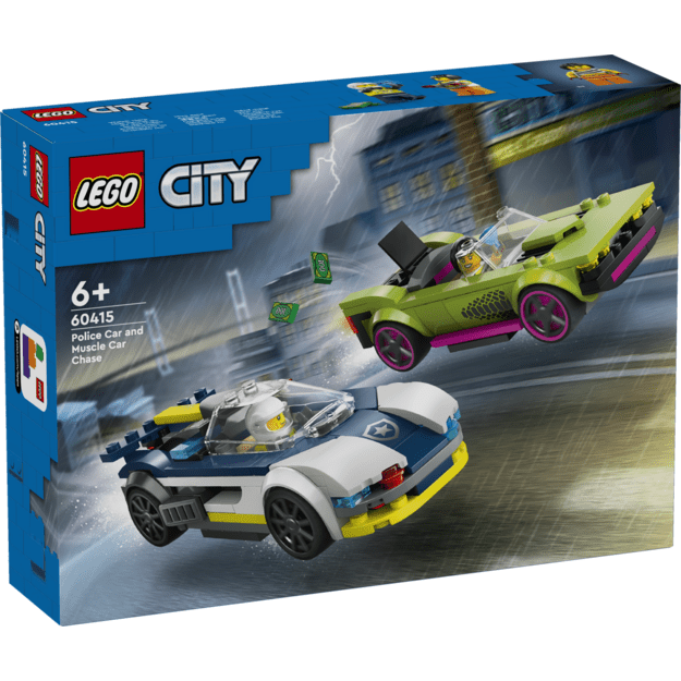 LEGO City Police Car and Muscle Car Chase
