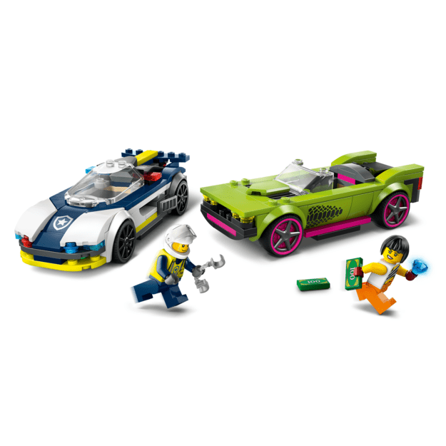 LEGO City Police Car and Muscle Car Chase