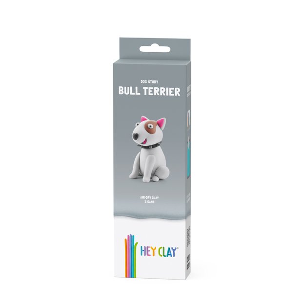 HEY CLAY Modeling Clay Bull Terrier 3 pc