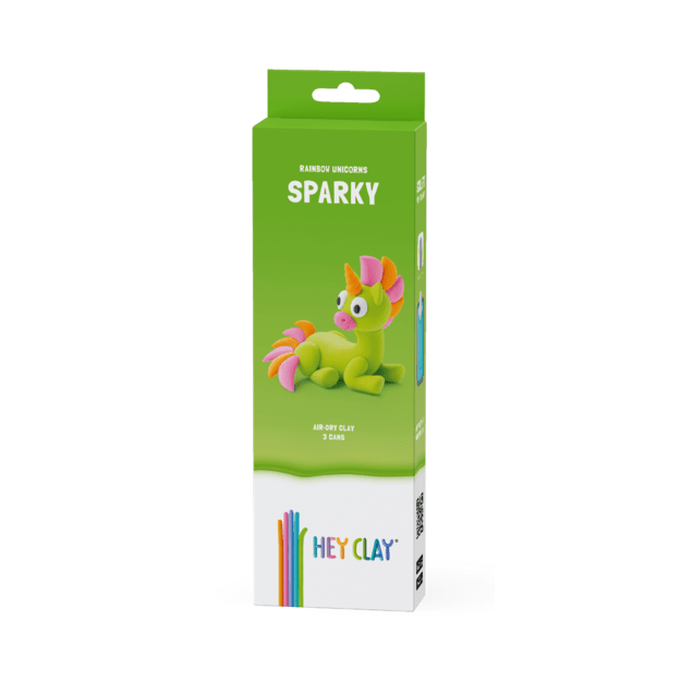 HEY CLAY Modeling Clay Unicorn Sparky 3 pc