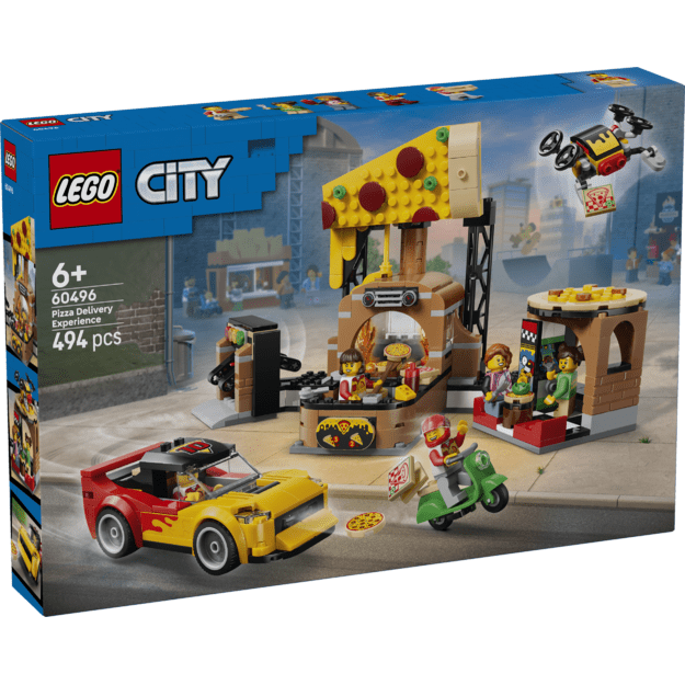 LEGO City Pizza Delivery Experience with Vehicles