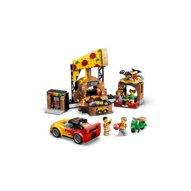 LEGO City Pizza Delivery Experience with Vehicles