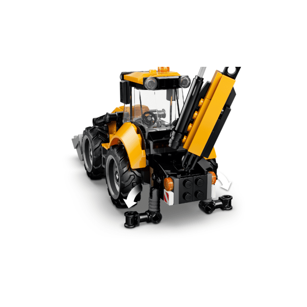LEGO City Yellow Backhoe Loader
