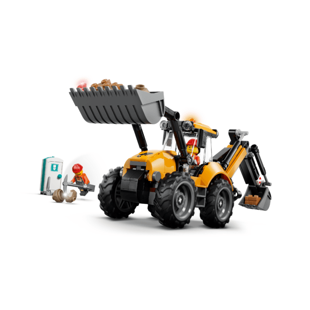 LEGO City Yellow Backhoe Loader