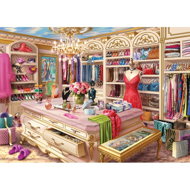 Ravensburger Puzzle 1000 pc Desired Wardrobe