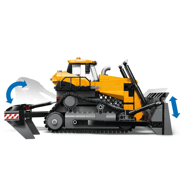 LEGO City Yellow Bulldozer with Front Loader
