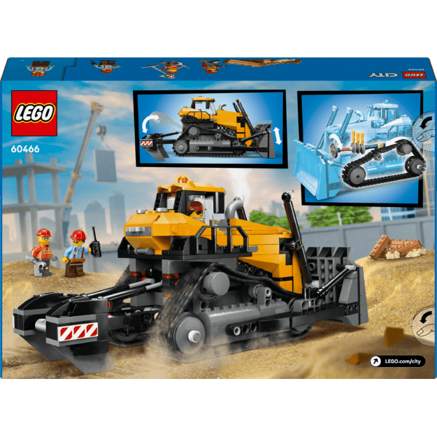 LEGO City Yellow Bulldozer with Front Loader