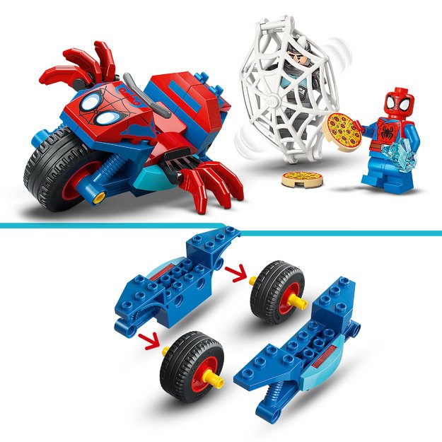 LEGO Spidey on his Motorcycle vs. Rhino