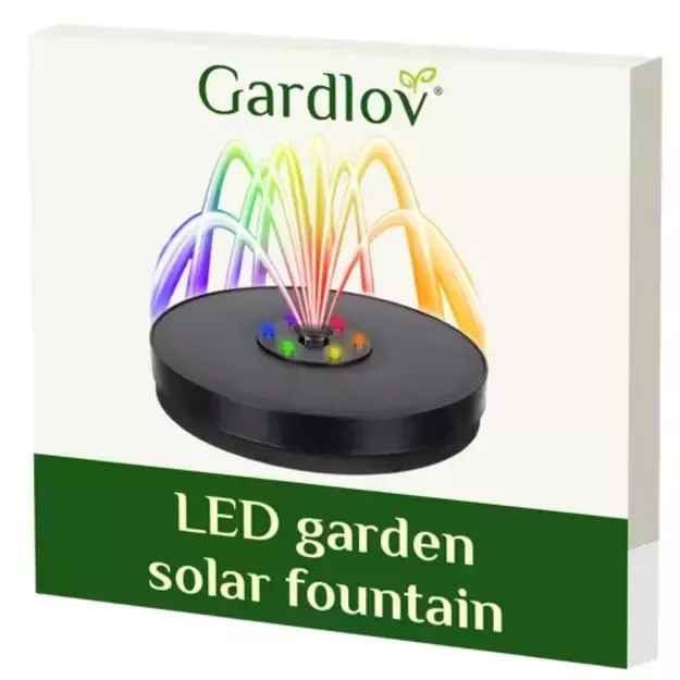 Gardlov 23227 LED saulės sodo fontanas