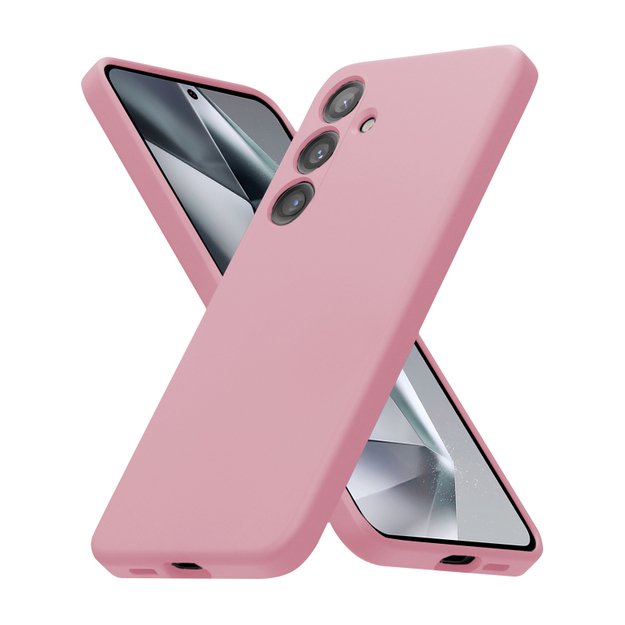 Crong Color Cover – dėklas, skirtas Samsung Galaxy S24+ (rožinis)