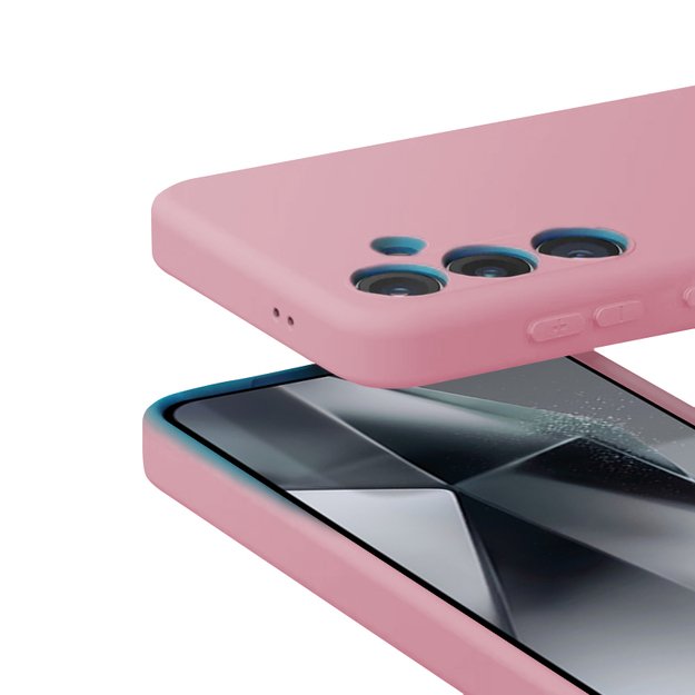 Crong Color Cover – dėklas, skirtas Samsung Galaxy S24+ (rožinis)