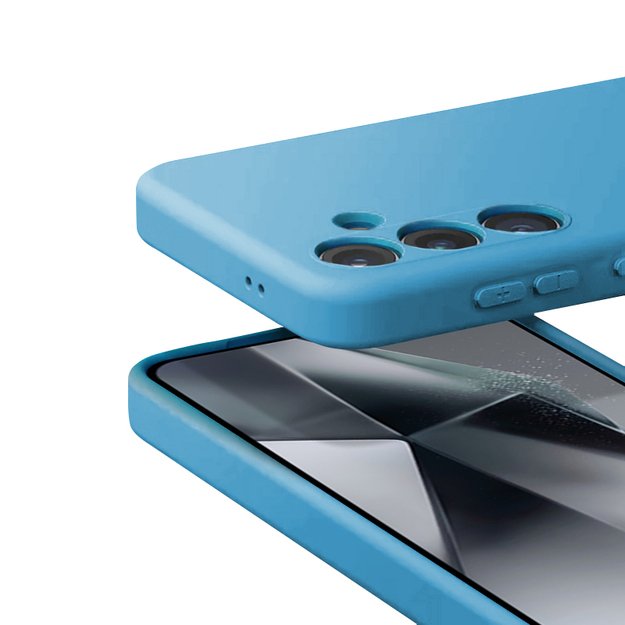 Crong Color Cover – dėklas, skirtas Samsung Galaxy S24 (mėlynas)