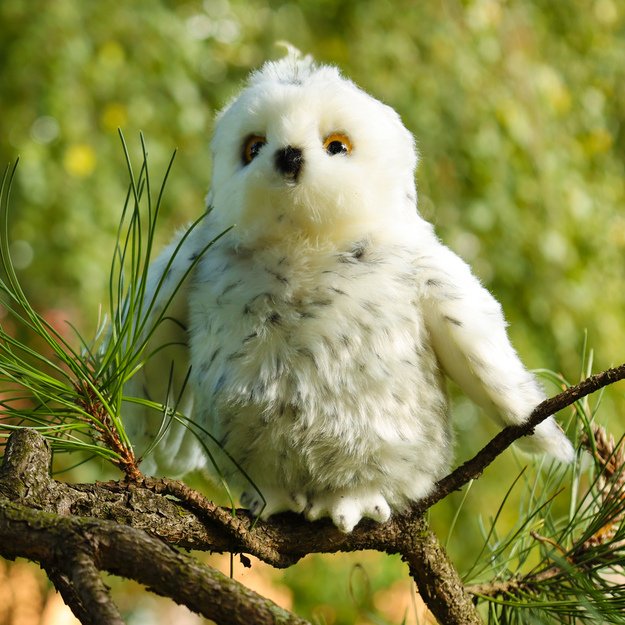Plush snowy owl 18 cm ECO-FRIENDLY 5
