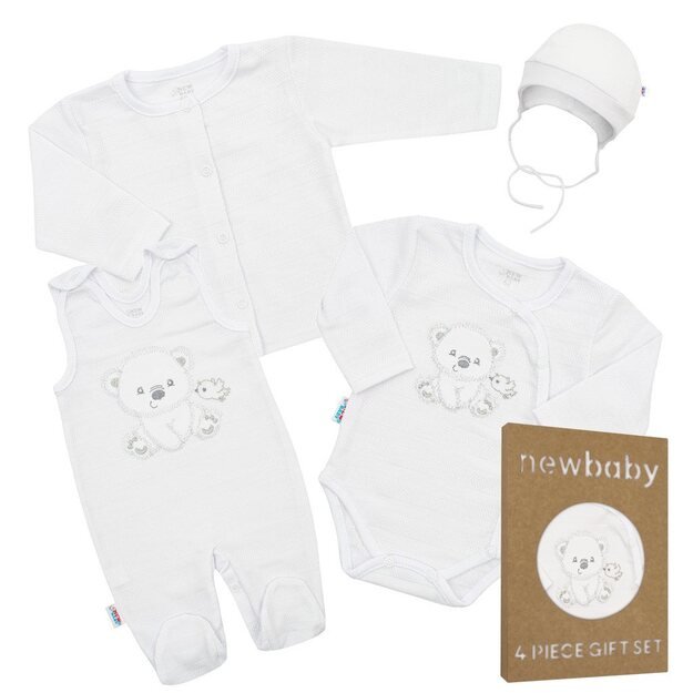 Naujas Baby Sweet Bear White Motinystės rinkinys, 50, 50 dydis