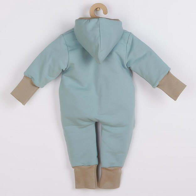 Pavasarinis kombinezonas su gobtuvu New Baby Spring mint, dydis 56 (0-3m), 56 (0-3m)