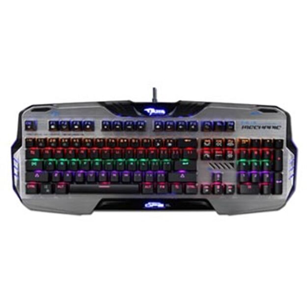E-BLUE Mazer Mechanical 729 Keyboard, Gaming, Black, Wired (USB), US, Mechanical, Illuminated, Blue Switches 2