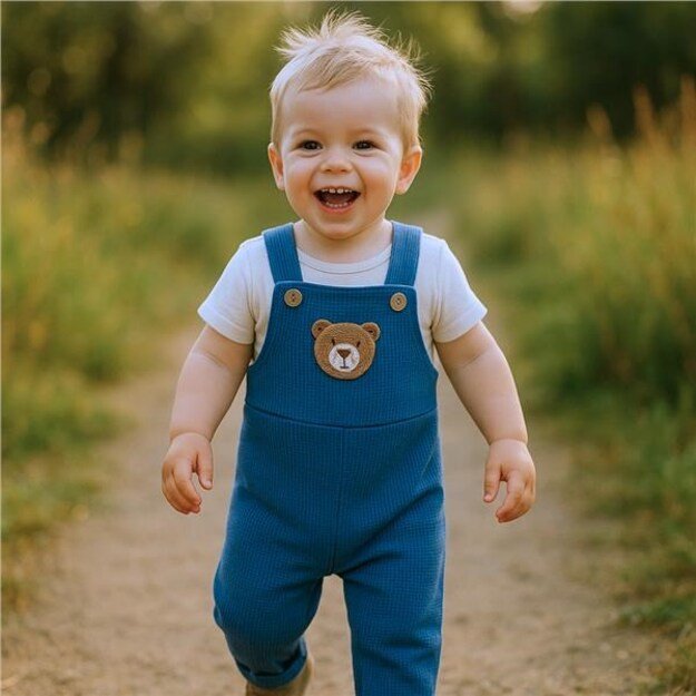 Nauji Baby Prabangūs drabužiai Oliver blue, dydis 56 (0-3m), 56 (0-3m)
