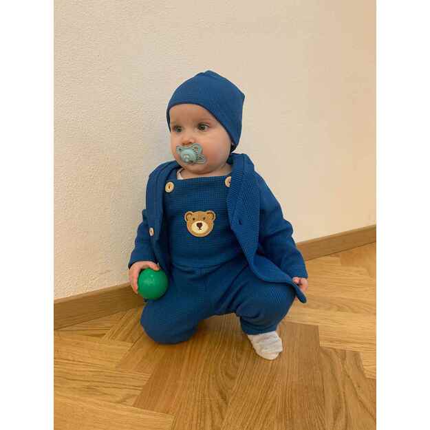 Nauji Baby Prabangūs drabužiai Oliver blue, dydis 56 (0-3m), 56 (0-3m)