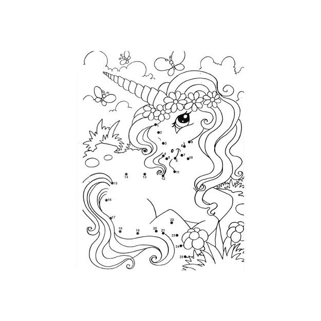 Coloring pages - connectors Unicorns 3